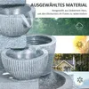 Outsunny Gartenbrunnen, Springbrunnen, Solar Wasserbrunnen Produktbild-Vorschau 7