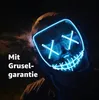 TK Gruppe Timo Klingler LED Scary Mask modrá - ako z Očisty Náhľad obrázku produktu 3