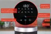 Nahaufnahme des digitalen Bedienfelds der Unold Heißluftfritteuse Glas mit der Anzeige 180 °C. Die T Produktbild-Vorschau