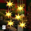 Salcar 6-delige set 3D-ster LED-lichtketting, op Productafbeelding-voorbeeld 1