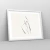 Gerahmtes Poster - Weißer Rahmen - Frau Skizze Zeichnung - Produktbild-Vorschau 8