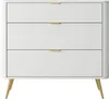 Selsey OVAL - Kommode mit 3 Schubladen, Weiß, 92 cm Produktbild-Vorschau 1