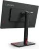 The back view of a black Lenovo monitor on a white background. Produktbild-Vorschau