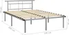 VidaXL 324831, Szary, 140 cm, 2 m, 78 cm, 1400 x 2000 mm, Podgląd zdjęcia produktu 5