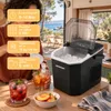 Eiswürfelmaschine 12 kg/24 h 1,3 L 120 W Schwarz 2 Produktbild-Vorschau 3