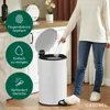 CASABEL Mülleimer Küche 50L, 100% Edelstahl, Resistent Produktbild-Vorschau 2