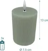 Bougies LED Relaxdays, lot de 4, H x P : 13 x 7,5 cm, Voir les images du produit 4