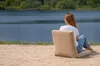 Klappbare Oxford Strandliege mit Grün-weiß gestreift – Produktbild-Vorschau 5