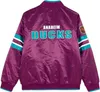 STARTER NHL Anaheim Ducks ENFORCER Varsity Satin Jacke - XL Produktbild-Vorschau 2