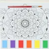 Bloc d'aquarelle Adultes - Mandalas - avec pinceau et 6 Voir les images du produit 1