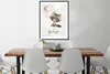 MuchoWow® Gerahmtes Poster Aquarell - Sei mutig - Zitate - Produktbild-Vorschau 3