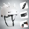 Skater-Fahrradhelm mit Front- und Rücklicht | Matt Weiß L Produktbild-Vorschau 4