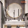 SAVE ®HOME Okrągłe lustro łazienkowe LED - 60 cm - Podgląd zdjęcia produktu 6