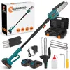 Accu kettingzaag set met telescoopsteel 107-166 cm, mini Productafbeelding-voorbeeld 3
