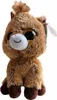 A plush toy horse is shown sitting against a white background. Produktbild-Vorschau