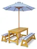 Relaxdays kinderspeelset voor buiten, picknickbank voor de Productafbeelding-voorbeeld 10