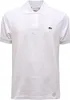 Lacoste L1212 Short Sleeved Ribbed Collar S Couleur Blanc Voir les images du produit 33