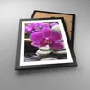 Gerahmtes Poster - Schwarzer Rahmen - Orchidee Bambus Produktbild-Vorschau 3