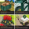KESSER® Bollerwagen 550kg belastbar Gartenwagen Produktbild-Vorschau 3