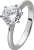 Solitärring Silber 925 Zirkonia 2.00ct. Verlobungsring Produktbild-Vorschau 1