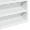 vidaXL Vetrina bianca 60x8,5x58 cm Materiale a base di Anteprima dell’immagine prodotto 7