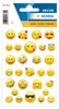 A sheet of decorative emoji stickers. Podgląd zdjęcia produktu