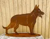 Edelroest hond, schapendoor, staand, 80x57 cm, op platte Productafbeelding-voorbeeld 1