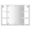 vidaXL Zrcadlová skříňka s LED diodami bílá 76x15x55 cm - Náhled obrázku produktu 15