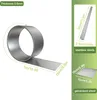 A roll of metal sheeting and examples of its dimensions and material. Náhled obrázku produktu