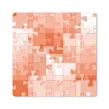 MuchoWow® Mauspad Mousepad Puzzle - Orange - Muster 30x30 Produktbild-Vorschau 1