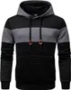 Herren Hoodie Langarm Casual Warm Sportlich Schwarz XXL Produktbild-Vorschau 7