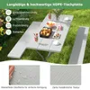A picnic table set up outdoors with food and drinks on it. Produktbild-Vorschau