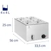 Bemar Podgrzewacz Elektryczny Z Kranem 4 X Gn 1/4 600 W Podgląd zdjęcia produktu 10