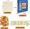 Montessori houten puzzel, mozaiek, 120 stukjes, educatief Productafbeelding-voorbeeld 2