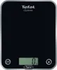 A black digital kitchen scale with a silver trim and a digital display showing '0'. Voir les images du produit