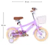 Buxibo - Vélo d'enfant pour fille - Luna - 12 pouces - Lila Voir les images du produit 7