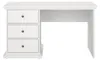 CALICOSY - Bureau 3 tiroirs blanc L130 cm - SOFIA Voir les images du produit 1