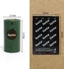 A roll of green waste bags and a spread of black waste bags with brand name repeated. Anteprima dell’immagine prodotto