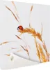 Gartenposter - 200x100 cm - Marienkäferblatt schwarzer Produktbild-Vorschau 1