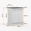 Unterschrank INEZ III, Küche, Küchenschrank zweitürig 60 cm Produktbild-Vorschau 7