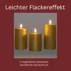 6er Set Led Kerzen 7,5cm ø Kerze flackernde Flamme mit Produktbild-Vorschau 3