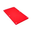 A red cutting board with clear suction cups on the bottom, shown from a slightly elevated angle on a white background. Anteprima dell’immagine prodotto
