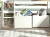 Bettschubkasten >PINO< in Weiß aus MDF - Produktbild-Vorschau 2