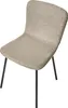 BELIANI Esszimmerstuhl 4er Set Beige Stoffbezug mit Produktbild-Vorschau 5