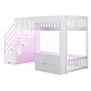 Lit superposé Merax 90 x 200 cm avec armoire de rangement, Voir les images du produit 8