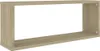 vidaXL Police z kostek 4 ks Sonoma dub 60x15x23 cm materiál Náhled obrázku produktu 5