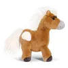 A plush toy pony standing on a white background. Produktbild-Vorschau