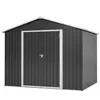 GIHAUVIA Abri de jardin métallique 180 × 229 × 191 cm Voir les images du produit 12