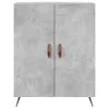 vidaXL Highboard Betongrau 69,5x34x180 cm Holzwerkstoff - Produktbild-Vorschau 9