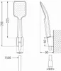 Mexen Sabre R62 bateria wannowa z zestawem prysznicowym, Podgląd zdjęcia produktu 3